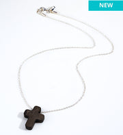 New Silver Cross Necklace